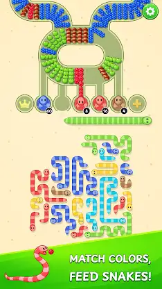 Sneaky Snakes: Garden Jam screenshot 2