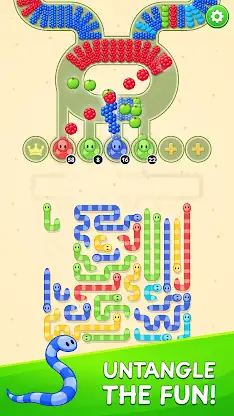 Sneaky Snakes: Garden Jam screenshot 1