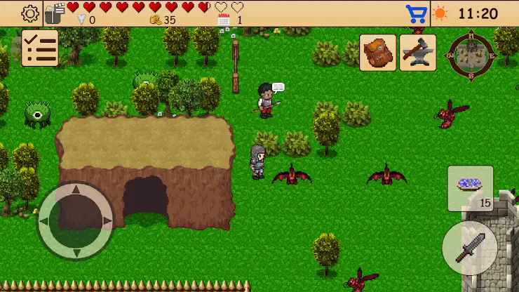 Survival RPG 3:Lost in time 2D screenshot 4