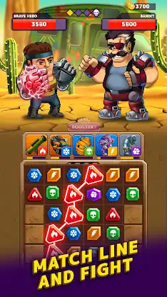 Battle Lines: Puzzle Fighter screenshot 2