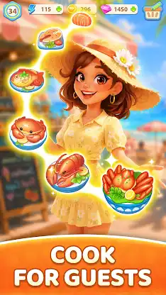 Secret Bay: Merge & Cook Story screenshot 5