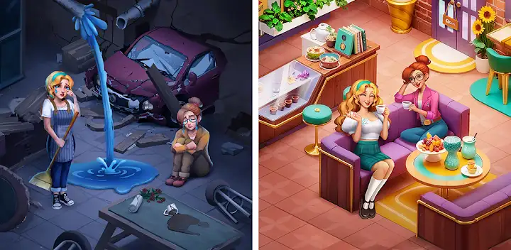Design Diary - Match 3 & Home — Android game banner