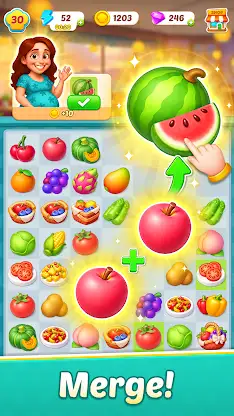 Merge Kitchen - Cook & Story screenshot 1