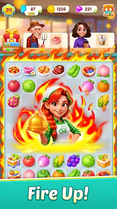 Merge Kitchen - Cook & Story screenshot 3