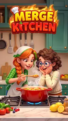 Merge Kitchen - Cook & Story screenshot 8