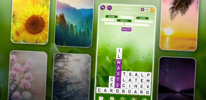 Word Tower: Relaxing Word Game — Android game banner