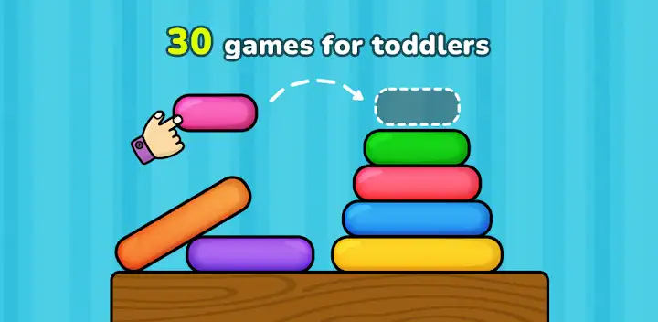 Baby & toddler preschool games — Android game banner