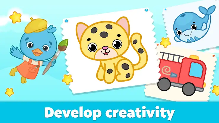 Coloring for Kids: Drawing 2-6 screenshot 6