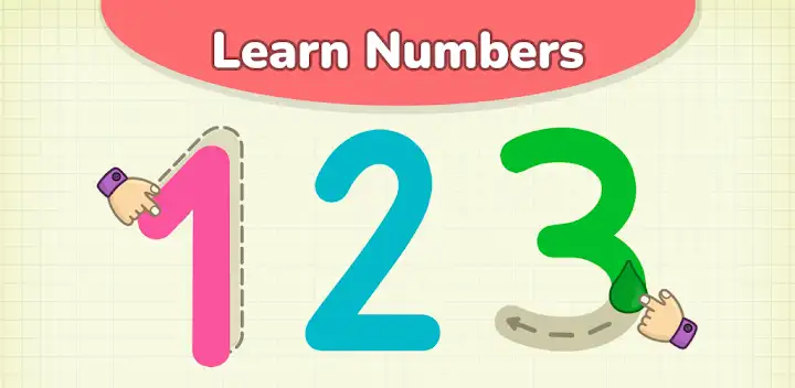 123 Number Games for Kids — Android game banner