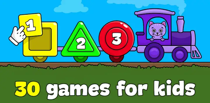 Toddler Games for 2+ year olds — Android game banner