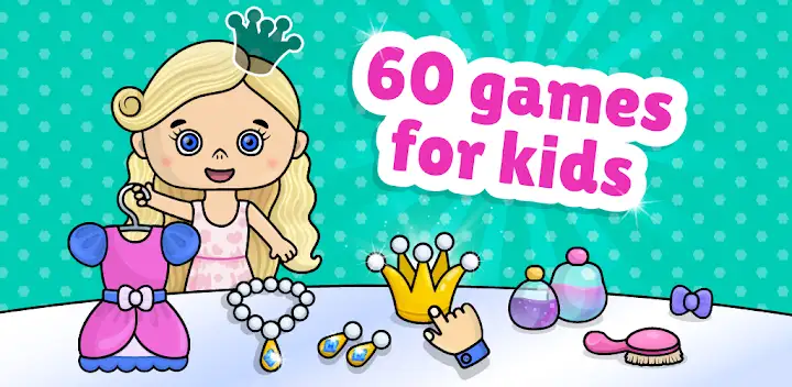 Kids games for 2-5 year olds — Android game banner