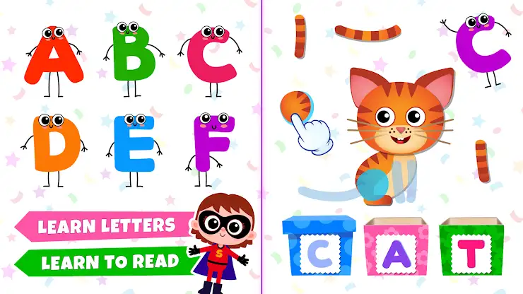 Bini ABC Games for Kids! screenshot 1