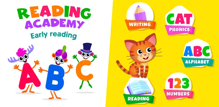 Reading Academy! Learn to Read — Android app banner