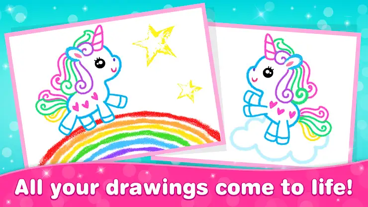 Kids Coloring Games for Girls screenshot 4