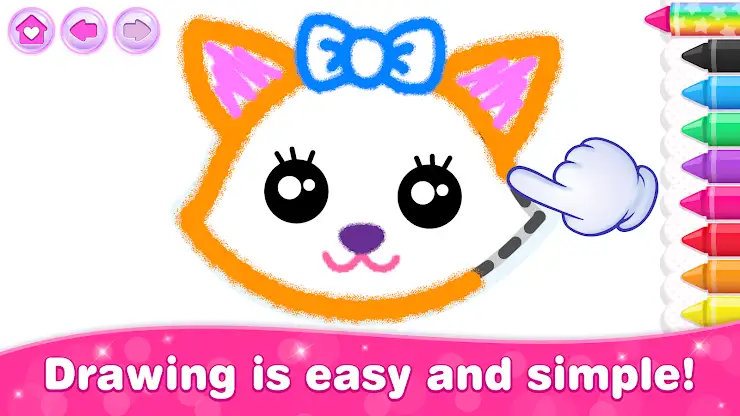 Kids Coloring Games for Girls screenshot 6