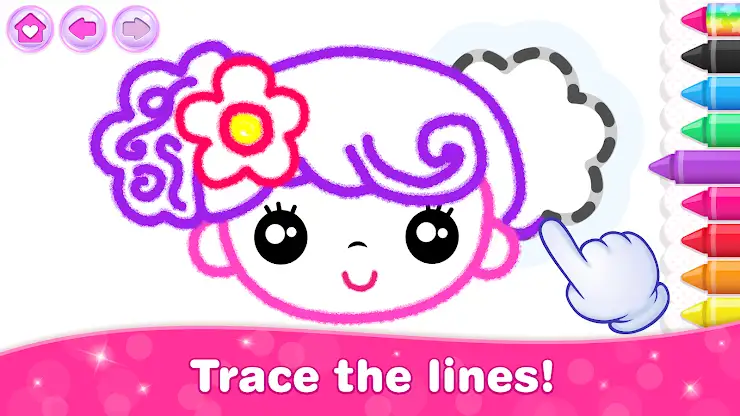 Kids Coloring Games for Girls screenshot 2
