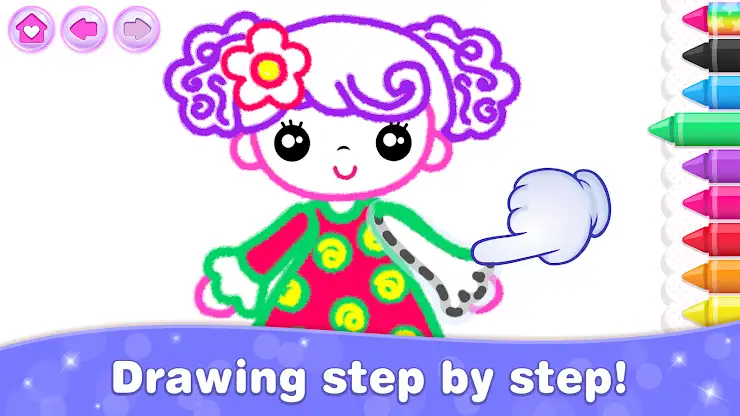 Kids Coloring Games for Girls screenshot 3