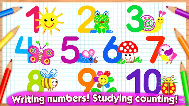 123 Draw Kids! Toddler drawing screenshot 1