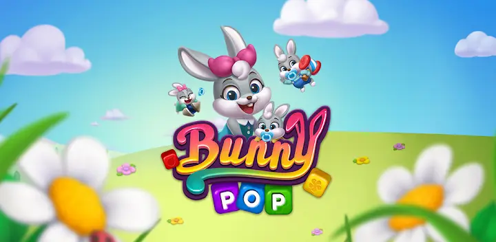 Bunny Pop Blast — Android game banner