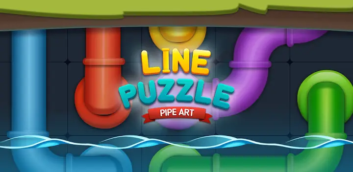 Line Puzzle: Pipe Art — Android game banner