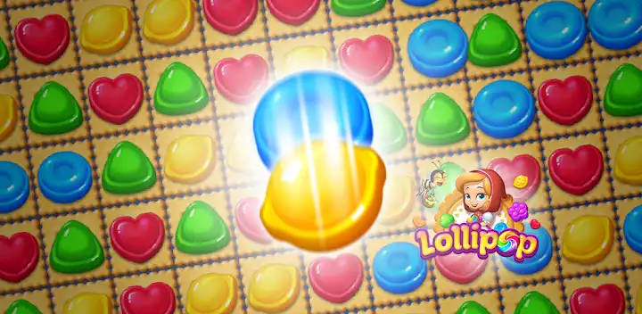 Lollipop: Sweet Taste Match 3 — Android game banner
