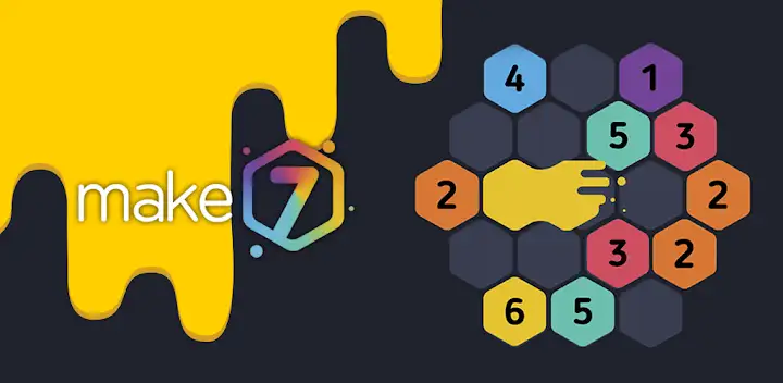 Make7! Hexa Puzzle — Android game banner