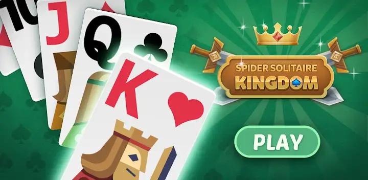 Spider Solitaire: Kingdom — Android game banner