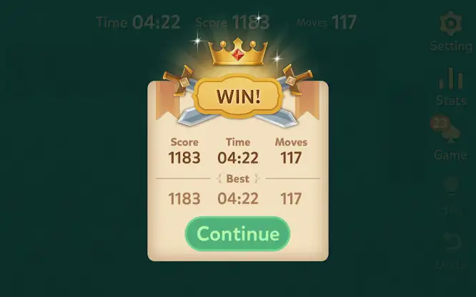 Spider Solitaire: Kingdom screenshot 4