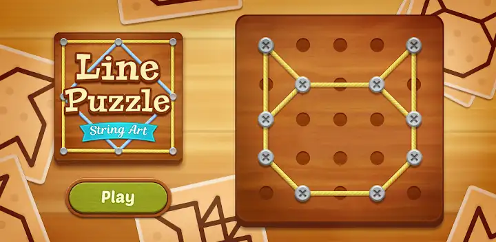 Line Puzzle: String Art — Android game banner