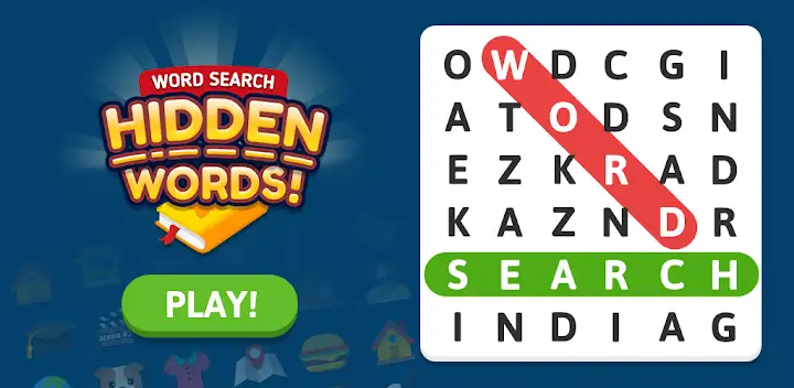 Word Search: Hidden Words — Android game banner