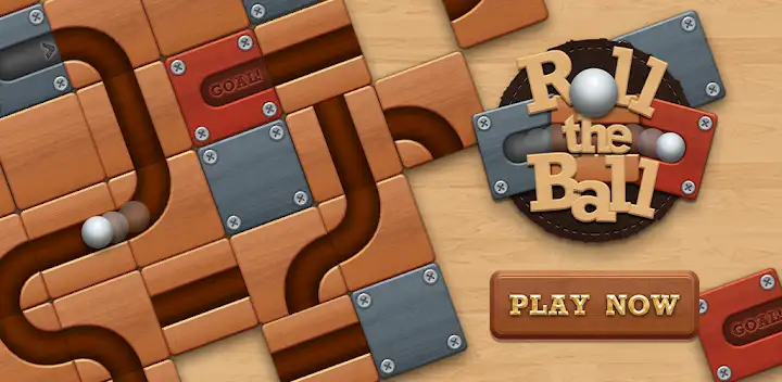 Roll the Ball® - slide puzzle — Android game banner