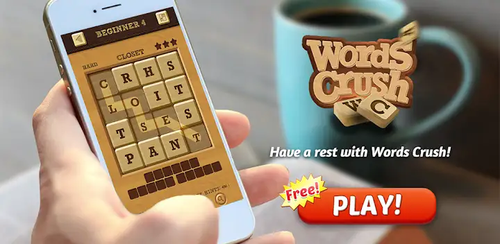 Words Crush: Hidden Words! — Android game banner