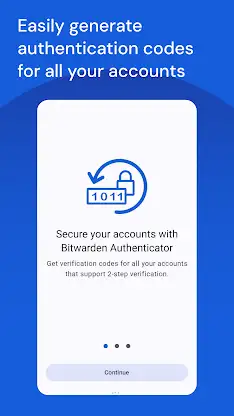 Bitwarden Authenticator screenshot 1