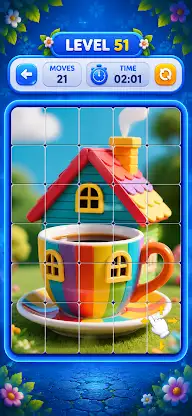 Zen Tile Journey: Picture Grid screenshot 5