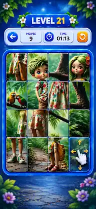 Zen Tile Journey: Picture Grid screenshot 2