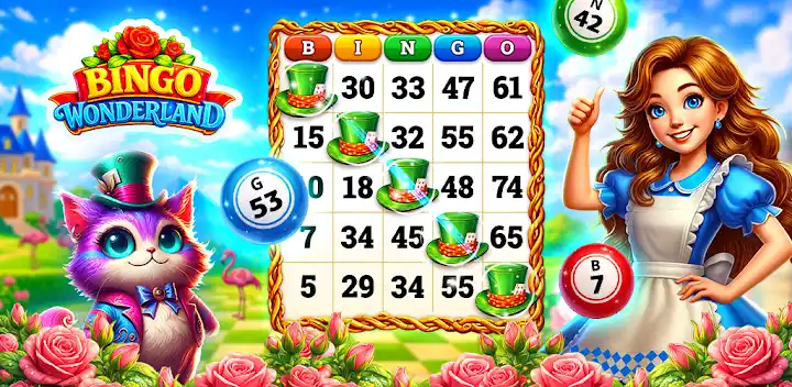Bingo Wonderland - Bingo Game — Android game banner