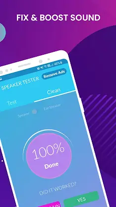 Speaker Tester & Cleaner fix screenshot 5