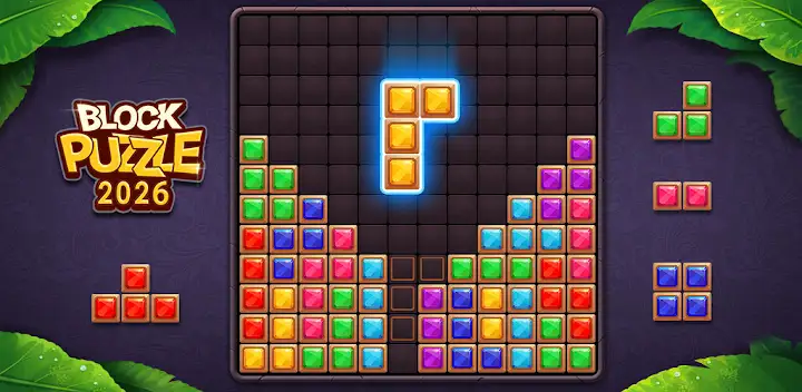 Bloco Puzzle Gem: Jewel Blast — Android game banner
