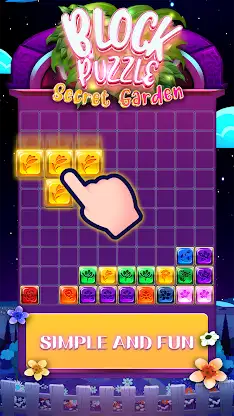 Block Puzzle - secret garden screenshot 2