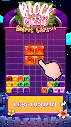 Block Puzzle - secret garden screenshot 1