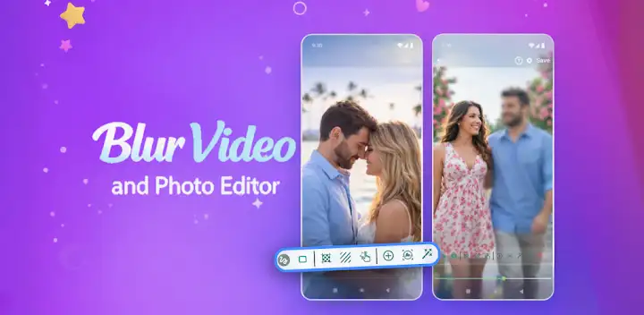 Blur Video and Photo Editor — Android app banner