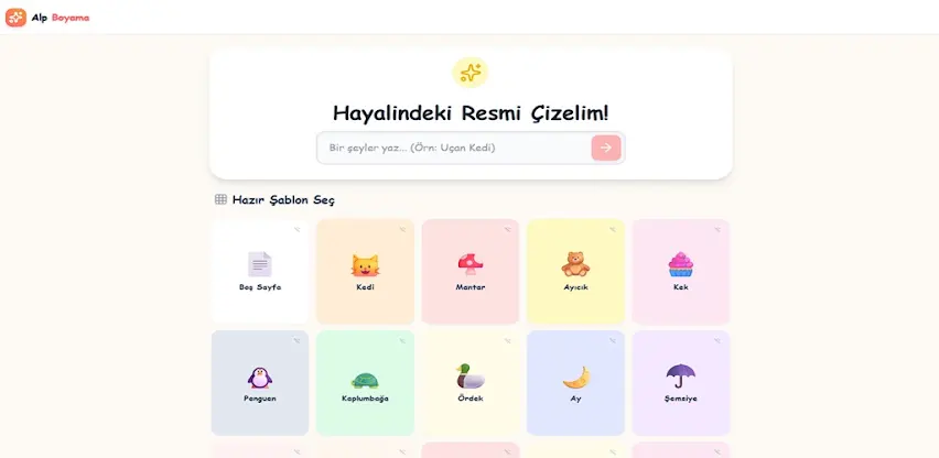 Alp Boyama:Çocuk Boyama Kitabı screenshot 2