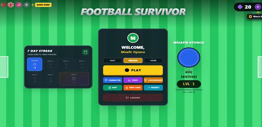 Football Survivor screenshot 1