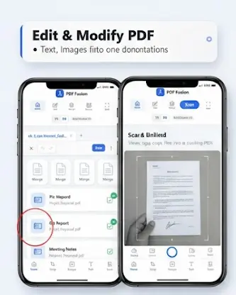 PDF Fusion Full - PDF Combiner screenshot 1
