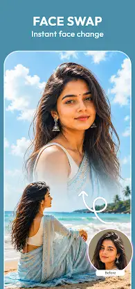 AI Saree & Dress Swap: MiSaree screenshot 1
