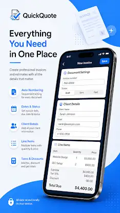 QuickQuote - Invoice Maker screenshot 4