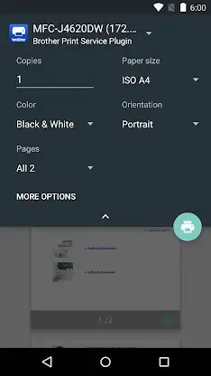 Brother Print Service Plugin screenshot 4