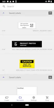 Brother iPrint&Label screenshot 5