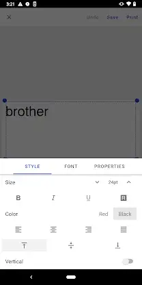 Brother iPrint&Label screenshot 3