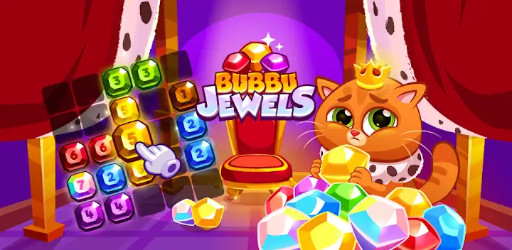 Bubbu Jewels - Merge Puzzle — Android game banner